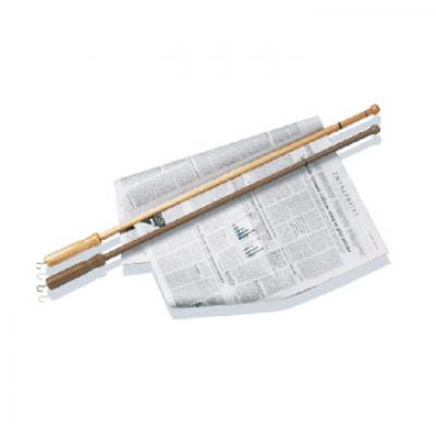 News Paper Stick 810mm-Clear Varnish