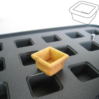 Smooth 30 Square Moulds-34x34x19mm