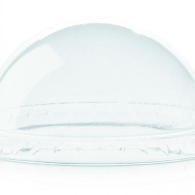 Dome Lid PET Transparent 4.4CM (H)