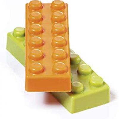 Polycarbonate Snack Lego Mould, 81x27x15mm