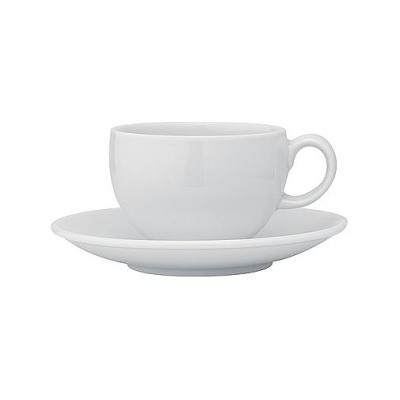 LUNA WHITE - Tea Cup w/Saucer 23cl
