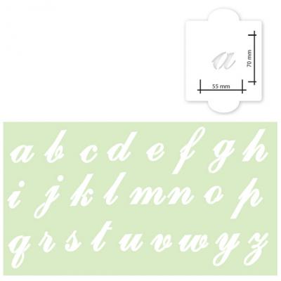 Stencil Letters-Lowercase