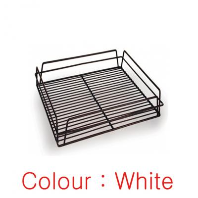 Glass Basket White - 365x365mm