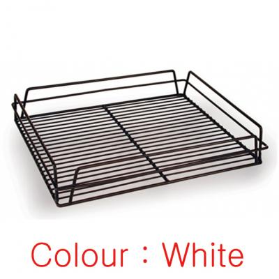 Glass Basket White - 440x365mm