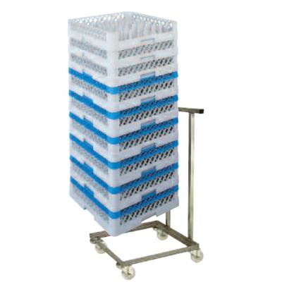 Stainless Steel Trolley for Racks with Handle 