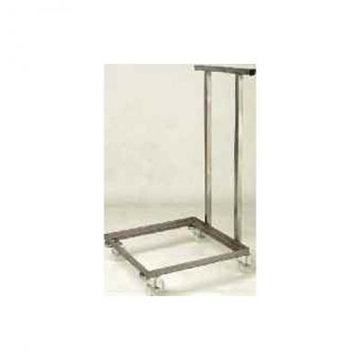 Stainless Steel Trolley for Racks with Handle 