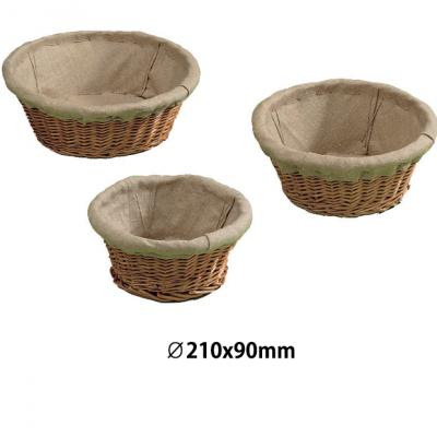 Round Dough Basket/Wicker-Ø210x90mm