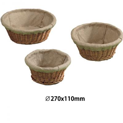 Round Dough Basket/Wicker-Ø270x110mm