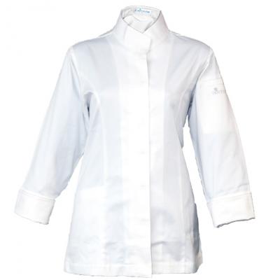 [New Oriental] High Collar Lady Jacket - White