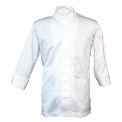 [New Oriental] High Collar Jacket - White