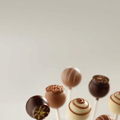 Delicious Snack and Chocolate Lollipops 