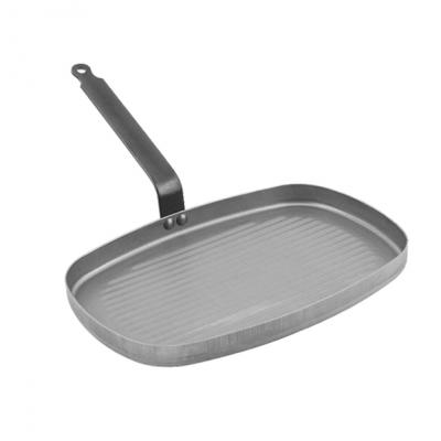 Rectangle Grill Pan with Long Handle - 380x260mm