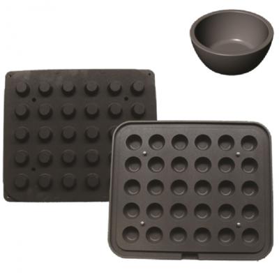 Smooth 30 Mini Round Moulds-40x18mm