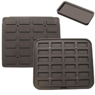 Smooth 24 Rectangle Moulds-69.5x33.5x8mm