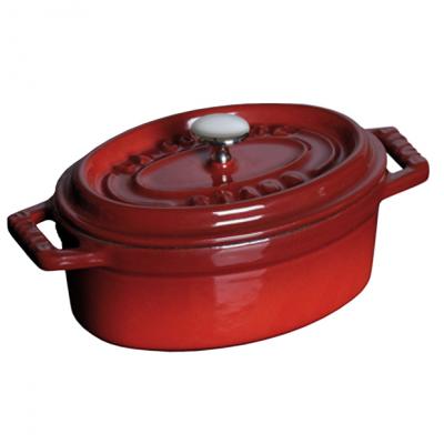 Mini Oval Cocotte 250ml-Red