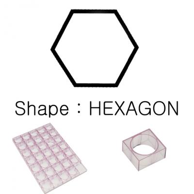 Uni-Portion Tray - Hexagon 
