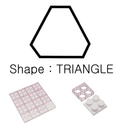 Mini Uni-Portion Tray - Triangle 