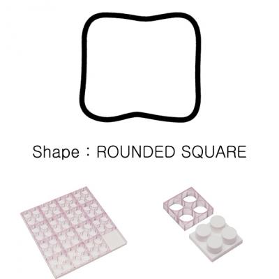 Mini Uni-Portion Tray - Rounded Square 