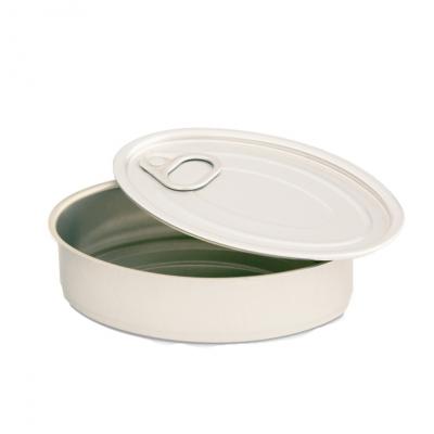 Aluminium Oval Cans with Lids - 120ml