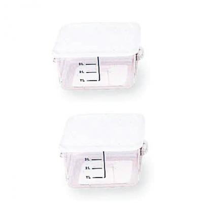 Square Space Saving Containers - 3.8lt 
