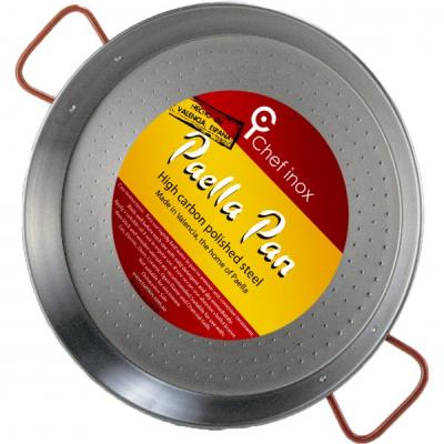 Paella Pan- 300mm High Carbon Polished Steel 300mm