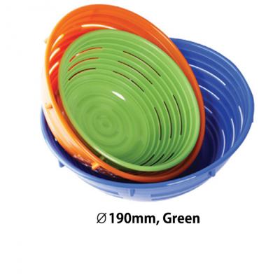 Aereation Bread Basket-Ø190mm, Green